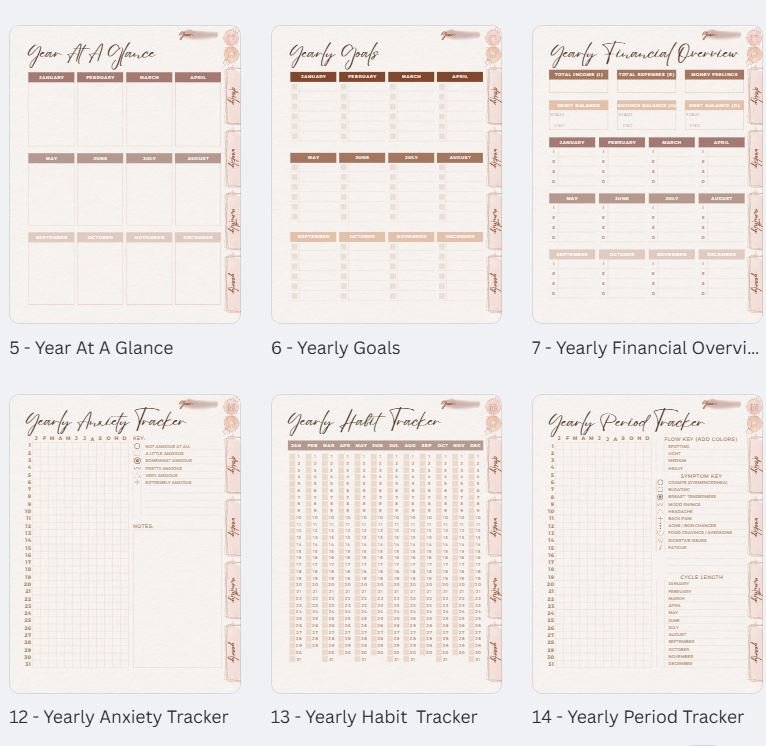 💅 The Boss Babe Planner (Reusable Year After Year) product image (5)