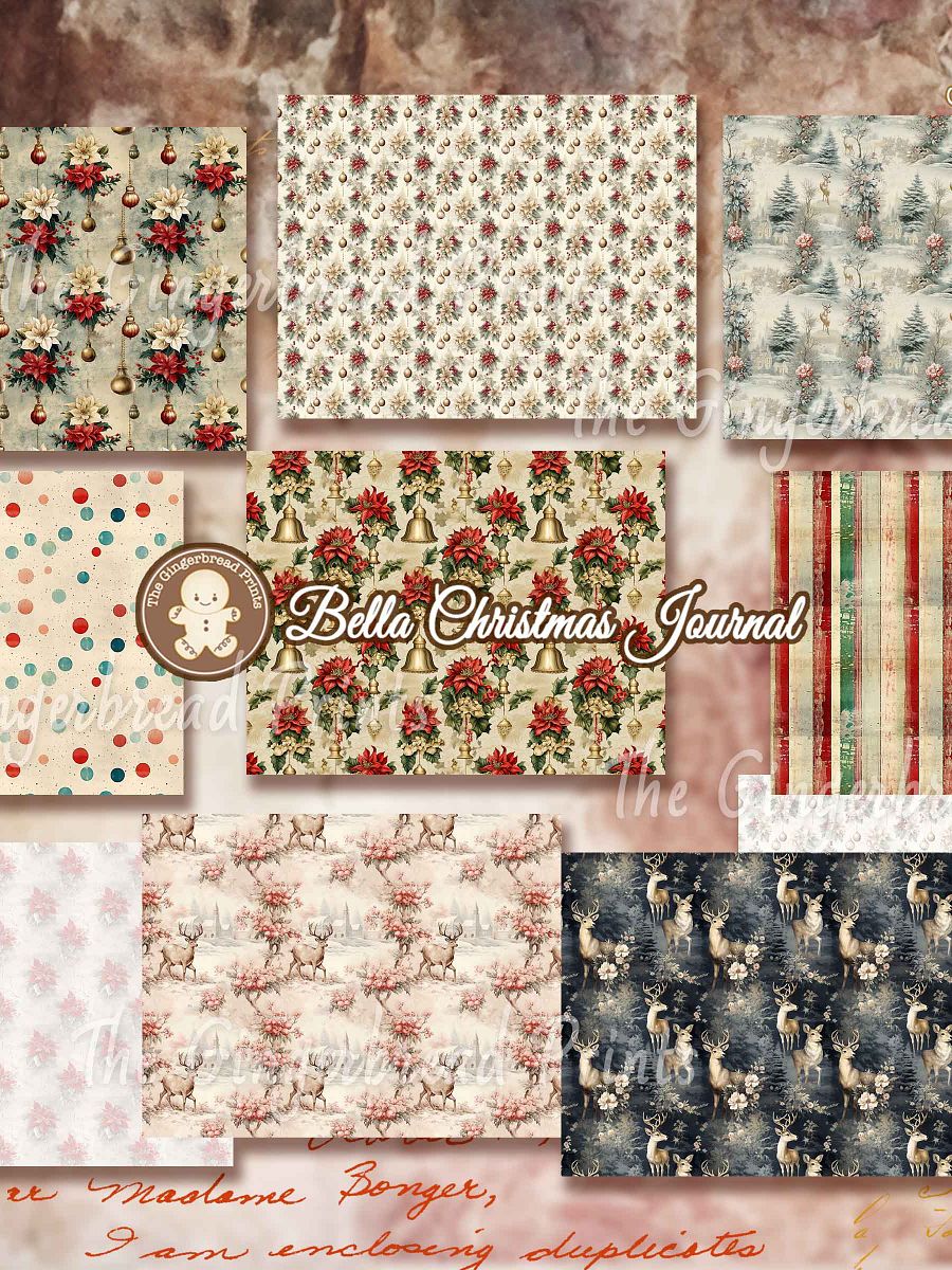 Bella Christmas Journal kit - Digital download only product image (4)