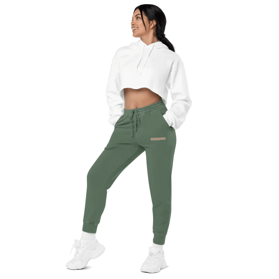 Unisex pigment dyed joggers product image (4)