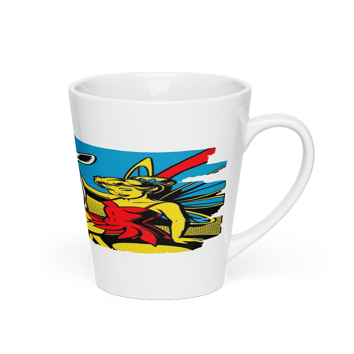 Whimsical Goat and Fairy Latte Mug product image (2)
