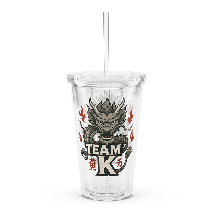 Team K China Clear Plastic Tumbler product image (2)