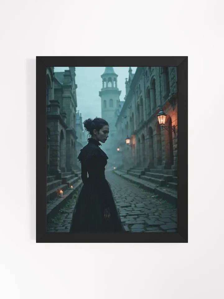 The Haunting of Cobblestone Lane Framed Print product image (2)