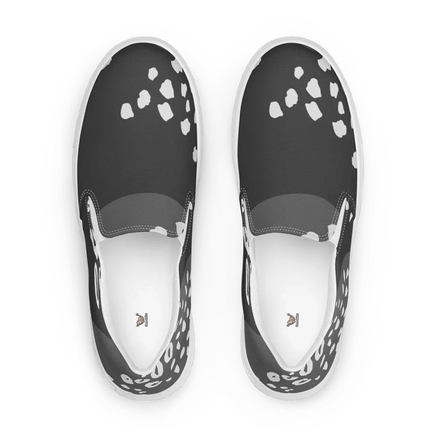 Grey Swirl Men's Slip-On Shoes product image (2)