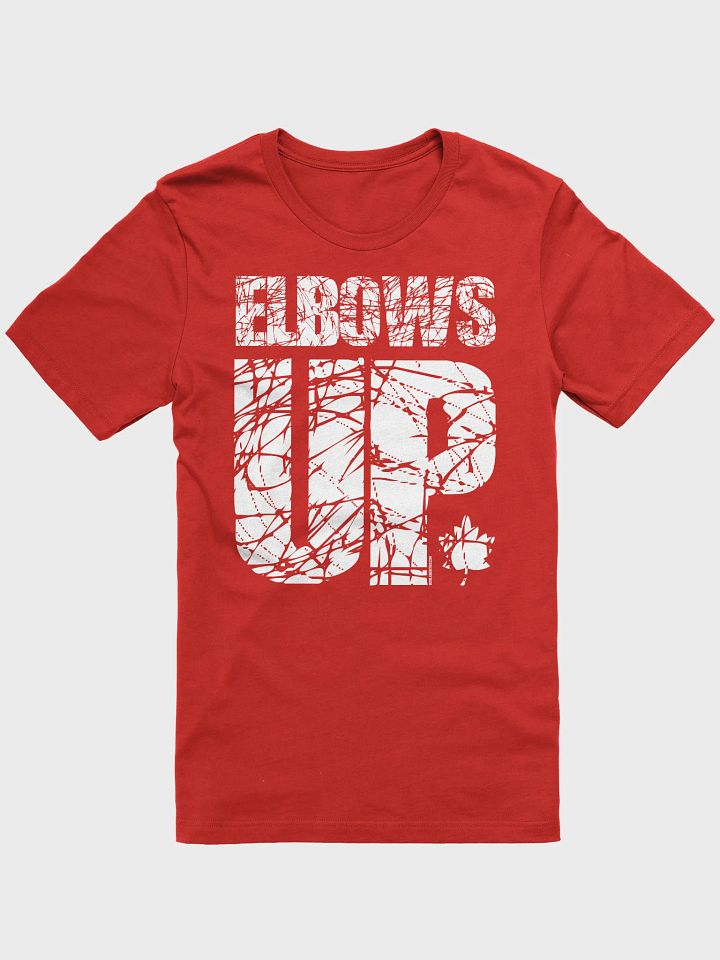 Funny Hockey T-Shirt - Elbows up - Gift for Hockey Lovers Who Stand Their Ground product image (2)