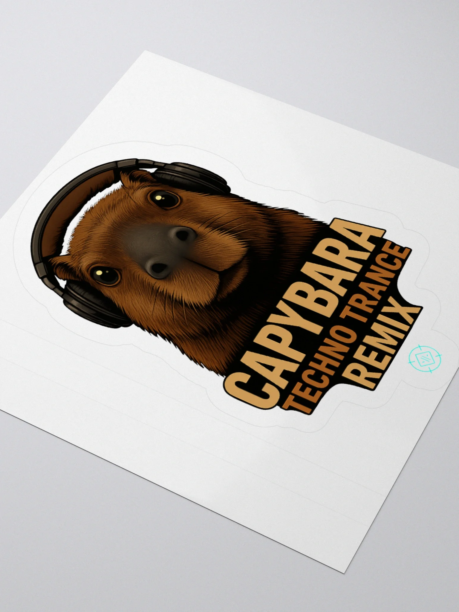 Capybara Sticker RA product image (3)