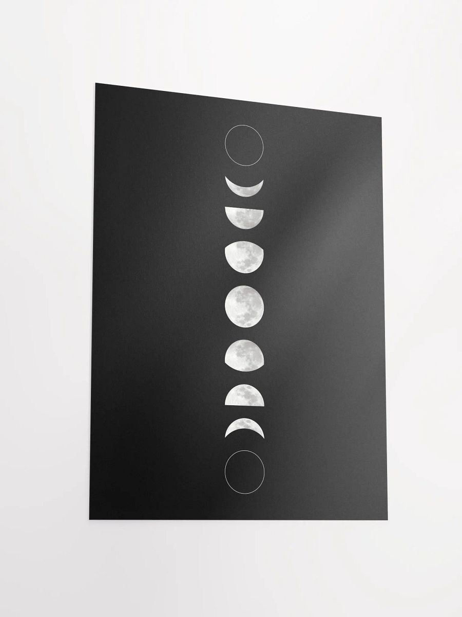 Moon phase poster print product image (3)