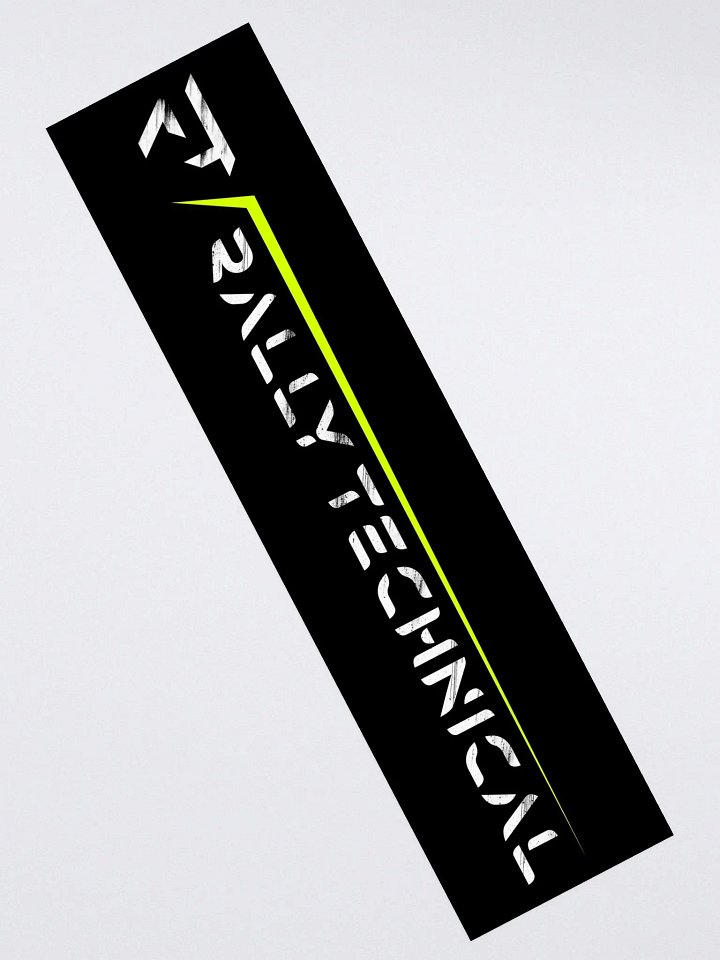 RALLY TECHNICAL Sticker 2 - Black product image (2)