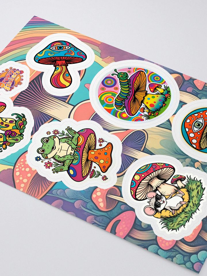 Whimsical Mushroom Wonderland Sticker Sheet product image (2)