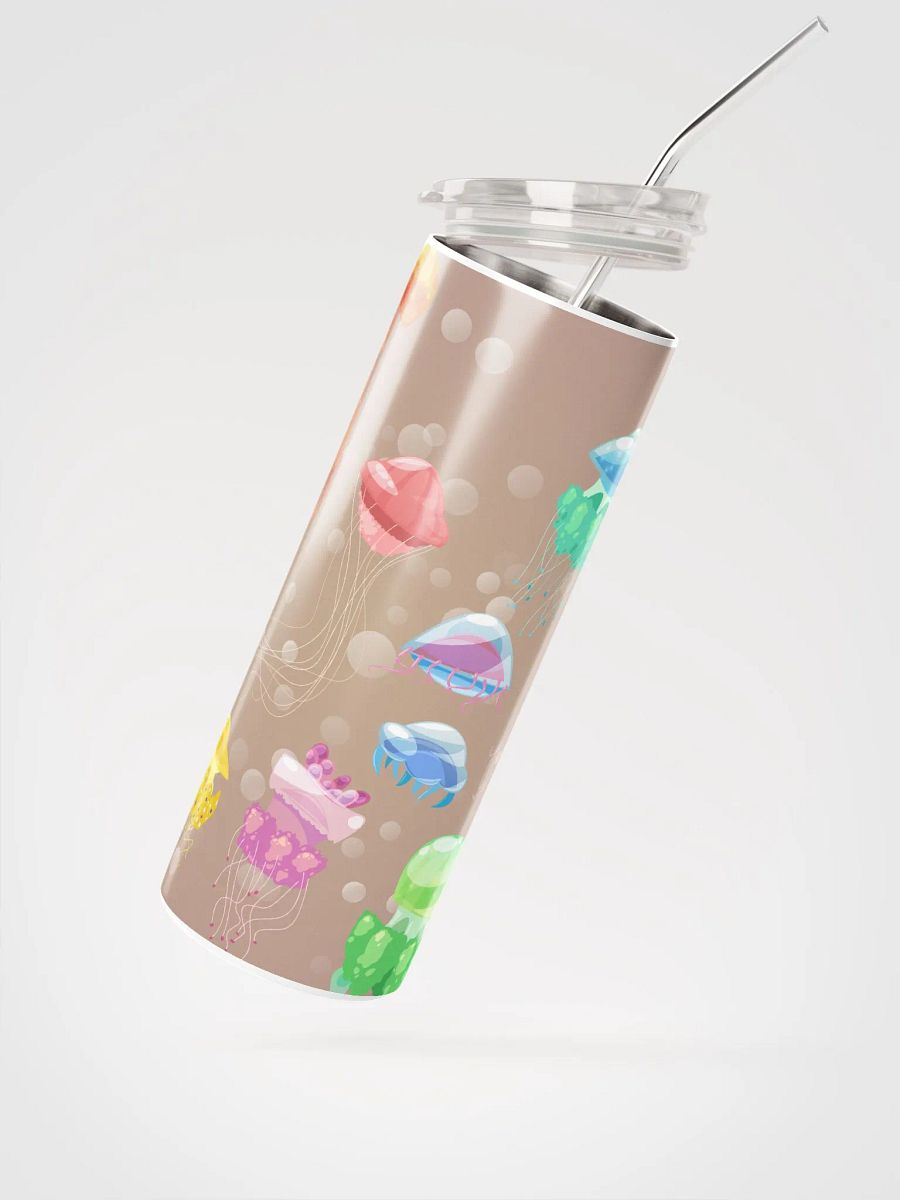 Dive into Refreshment: Jellyfish Tumbler - Eco-Friendly Stainless Steel with Straw product image (2)
