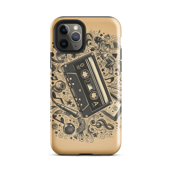 Whimsical Retro Cassette Tape Tough iPhone® Case product image (53)