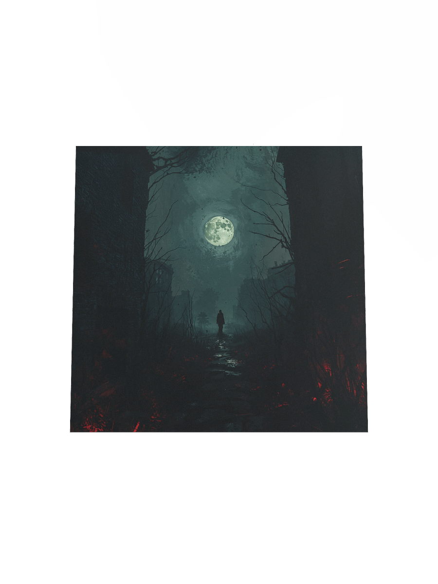The Moonlit Passage Matte Poster product image (18)