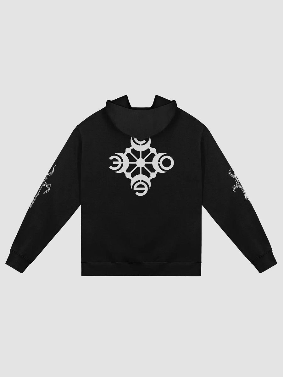 LYFË3 2093 ALTERNATIVE BLACK AND WHITE HOODIE product image (2)