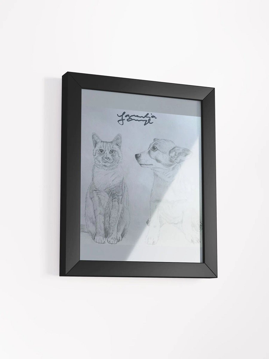 Whisker Friends Framed Matte Poster product image (2)
