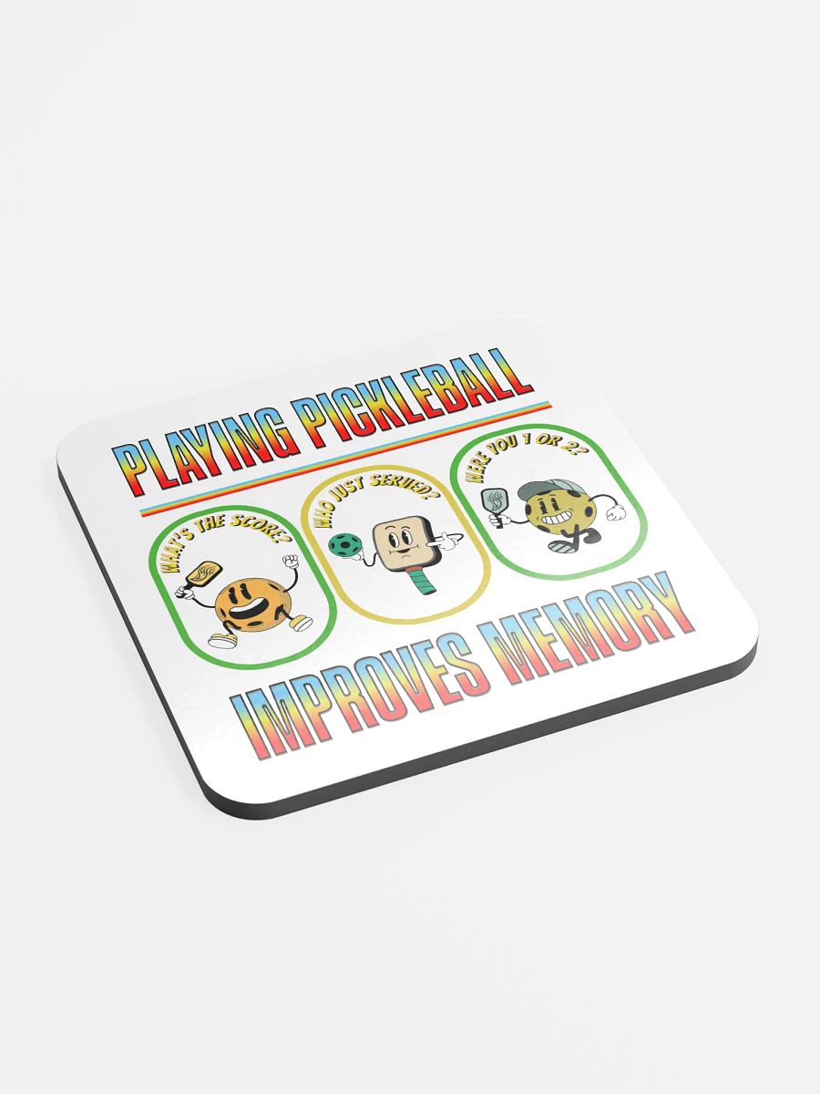 Playing Pickleball Improves Memory Coasters product image (3)