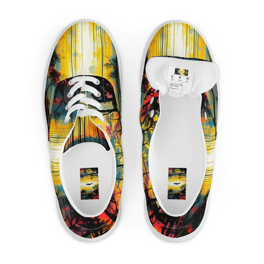 Ethereal Path Men's Canvas Shoes product image (6)