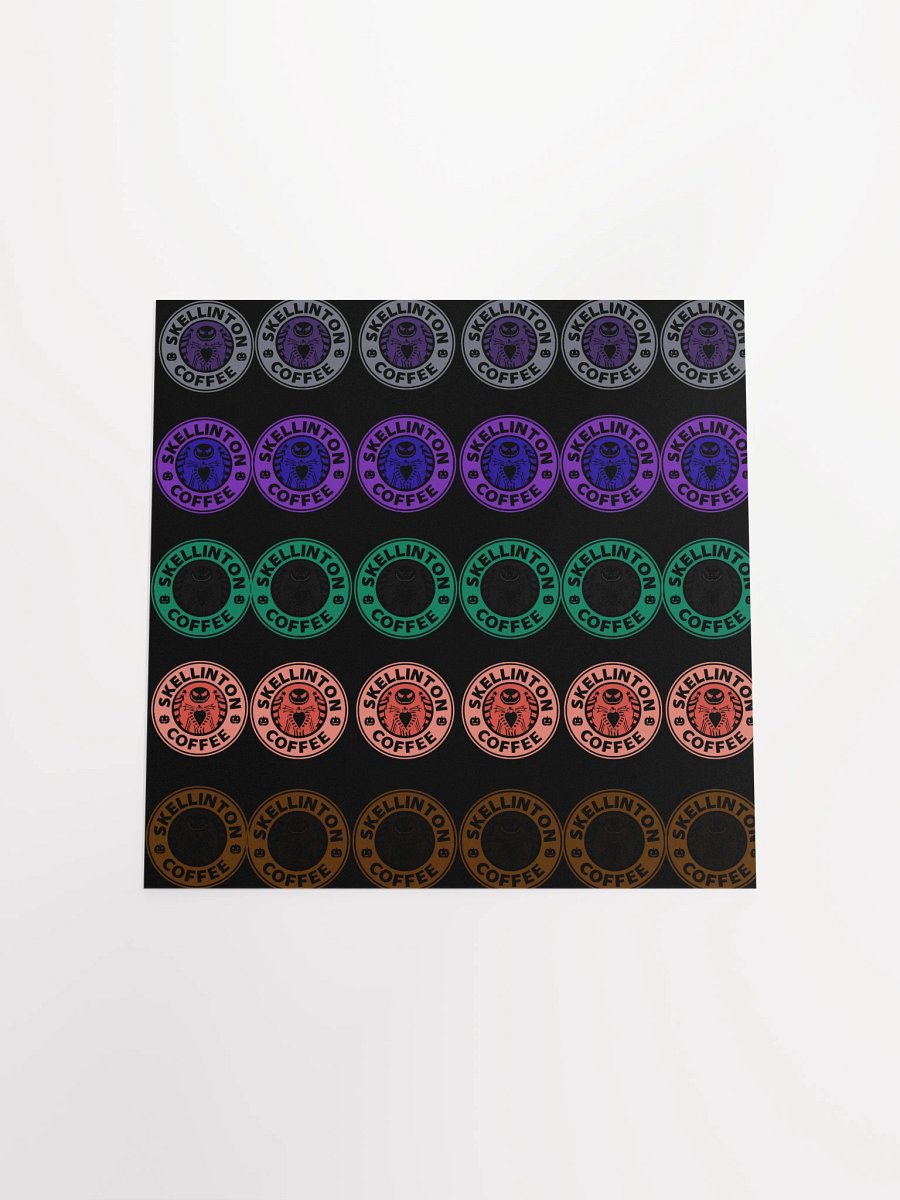 Skellington Coffee Grid Poster product image (4)