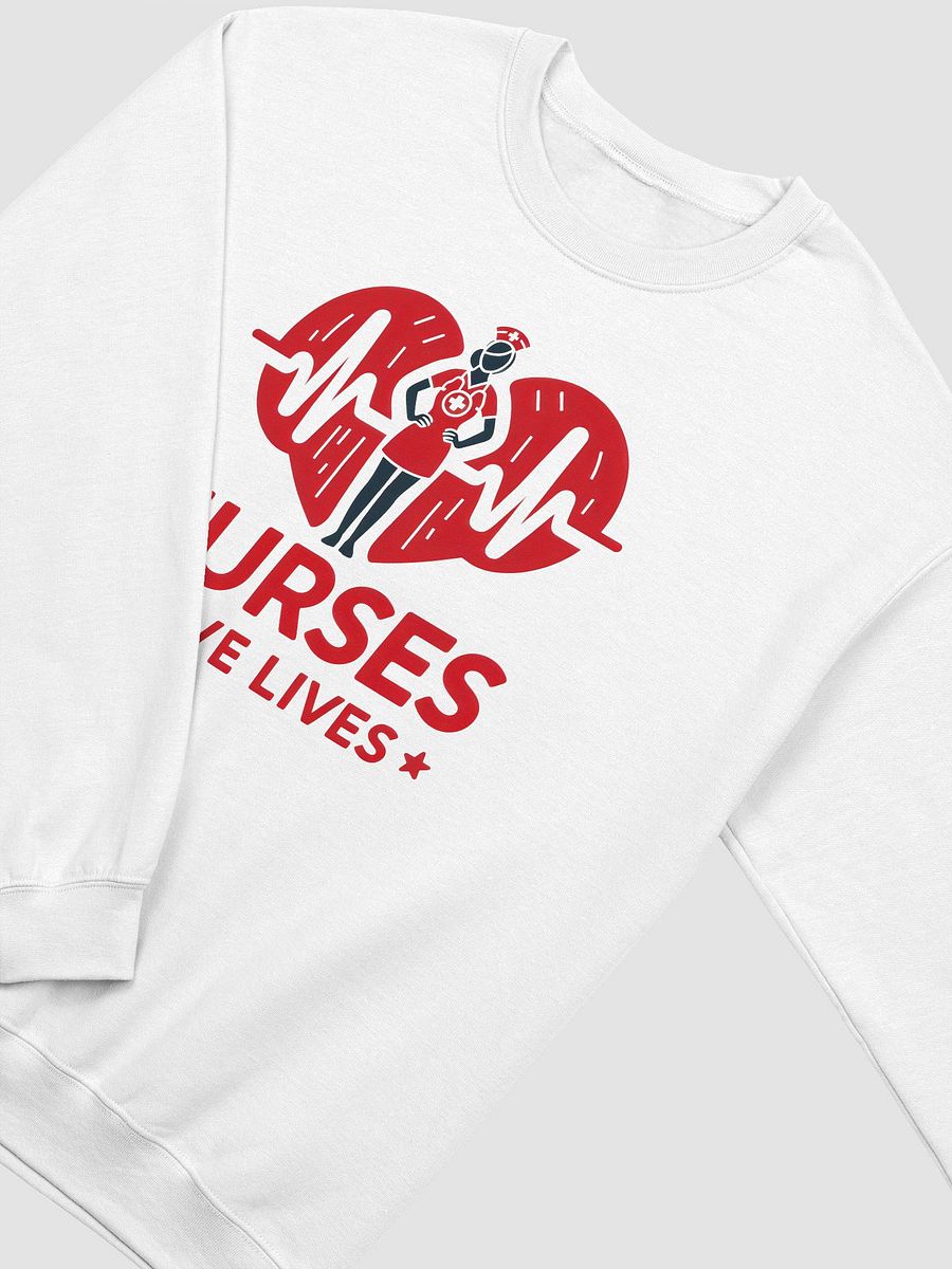 Heartbeat Hero Nurse Sweatshirt product image (23)