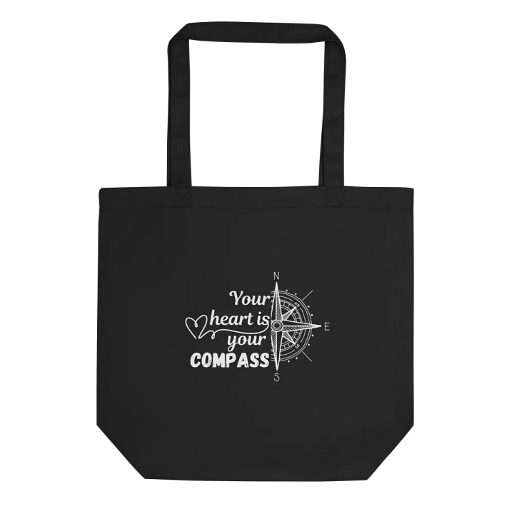 'Your Heart is Your Compass' Eco Tote product image (1)
