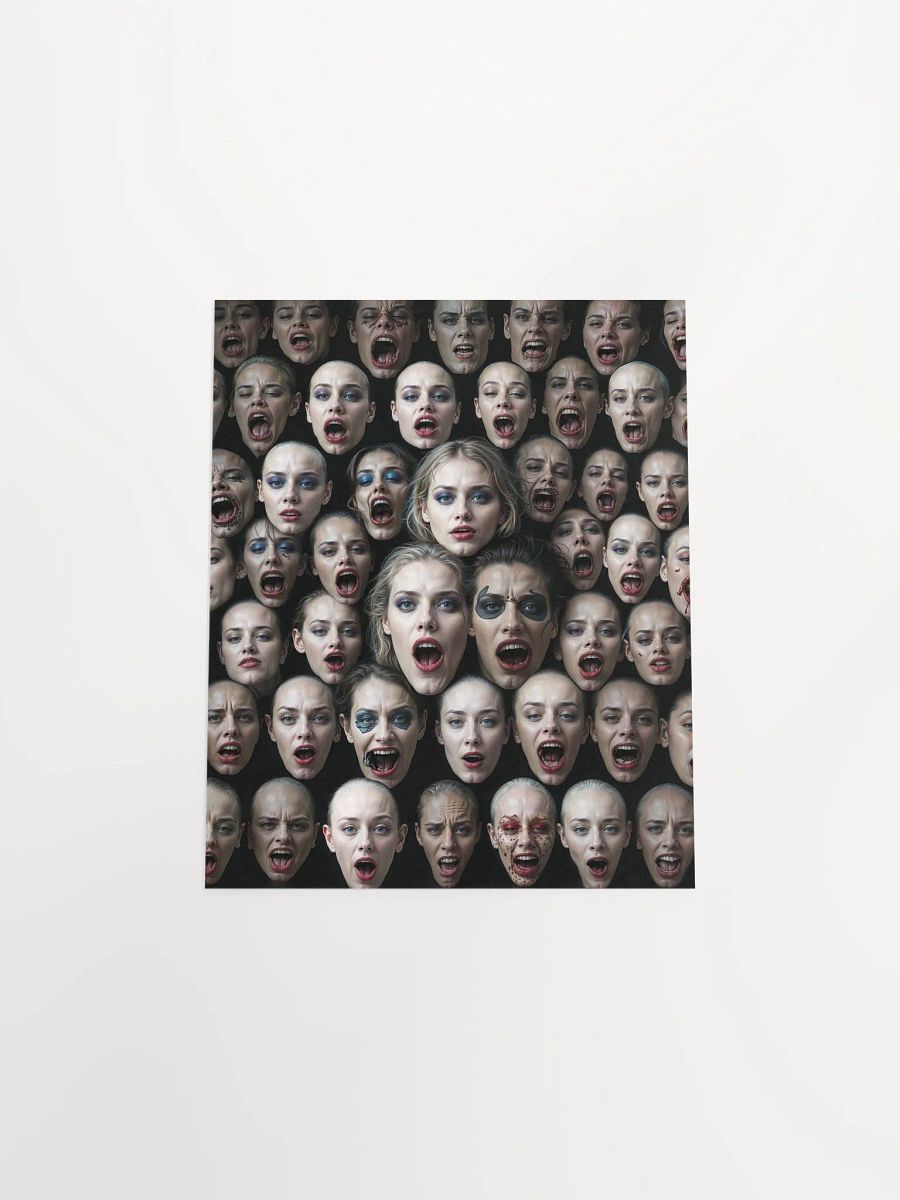 Screaming Faces Matte Poster product image (42)