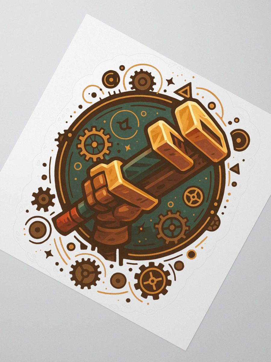 The Wrench Kiss Cut Sticker | Create Mod Art Decal | Automaton's Workshop product image (7)