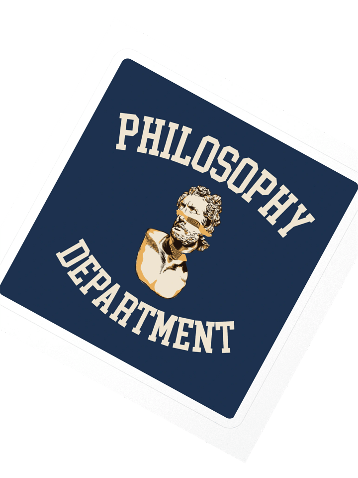Philosophy Department Sticker product image (2)