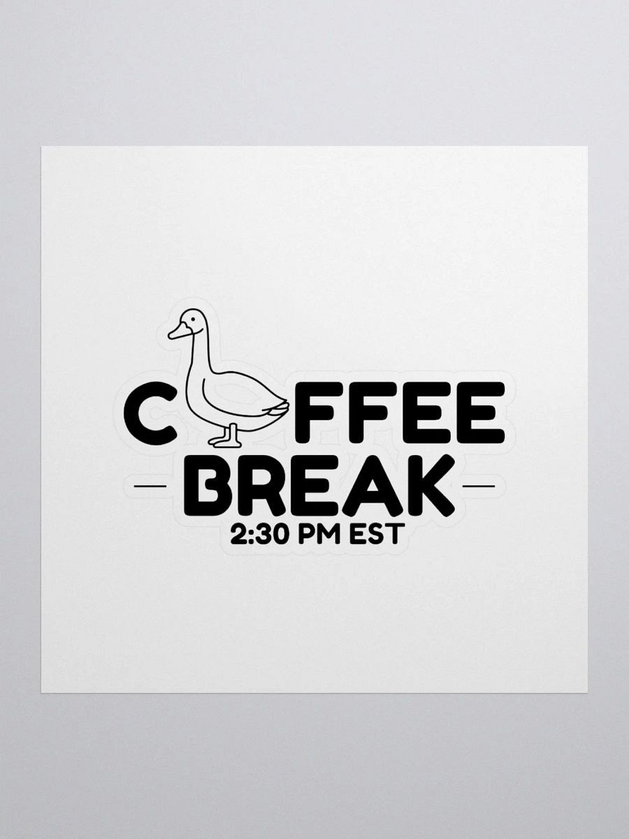 Coffee Break Sticker with Some Sticky Residue product image (2)