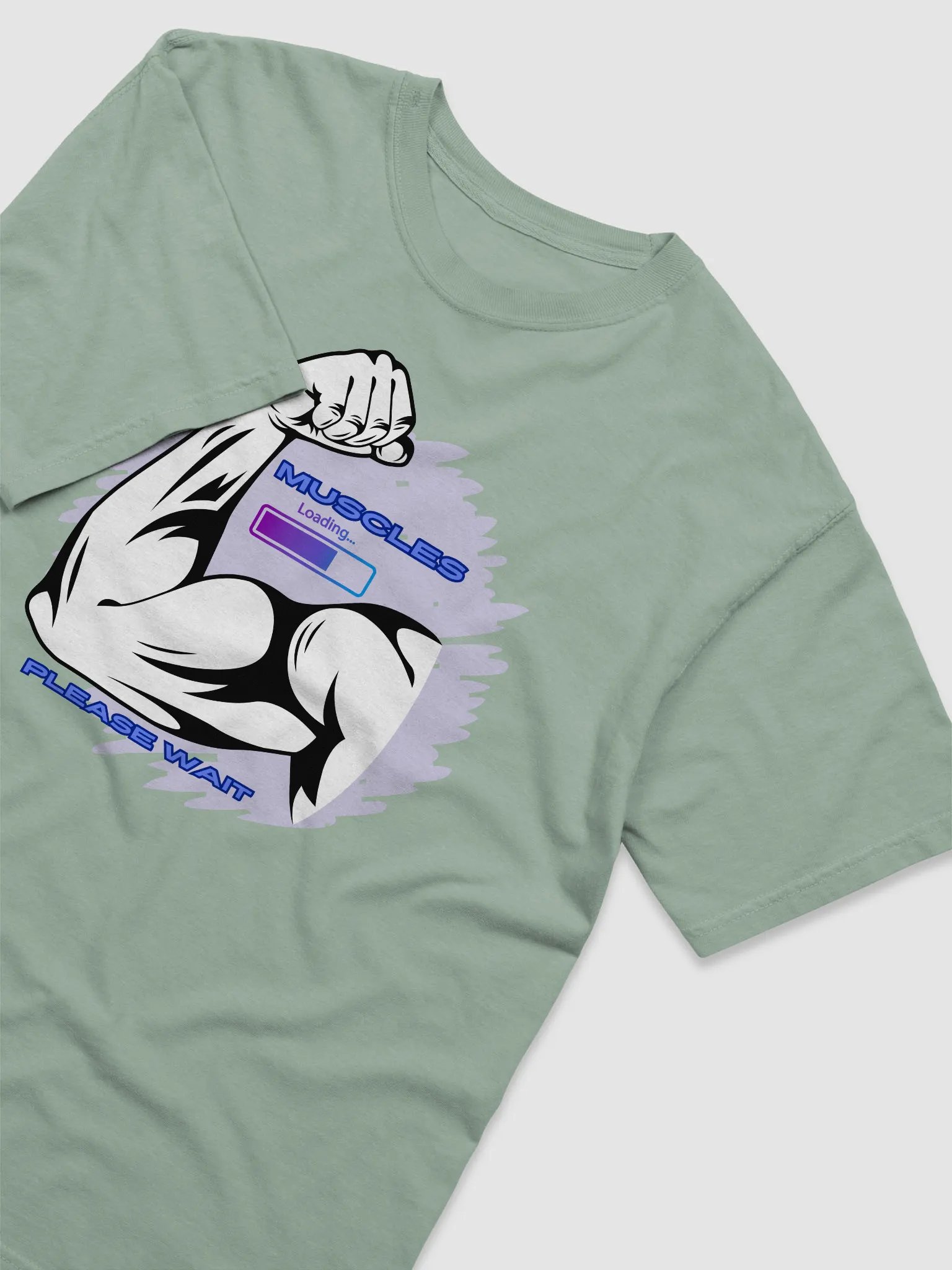 Muscles Loading Premium Cotton Unisex Tee Streetwear or Activewear product image (3)