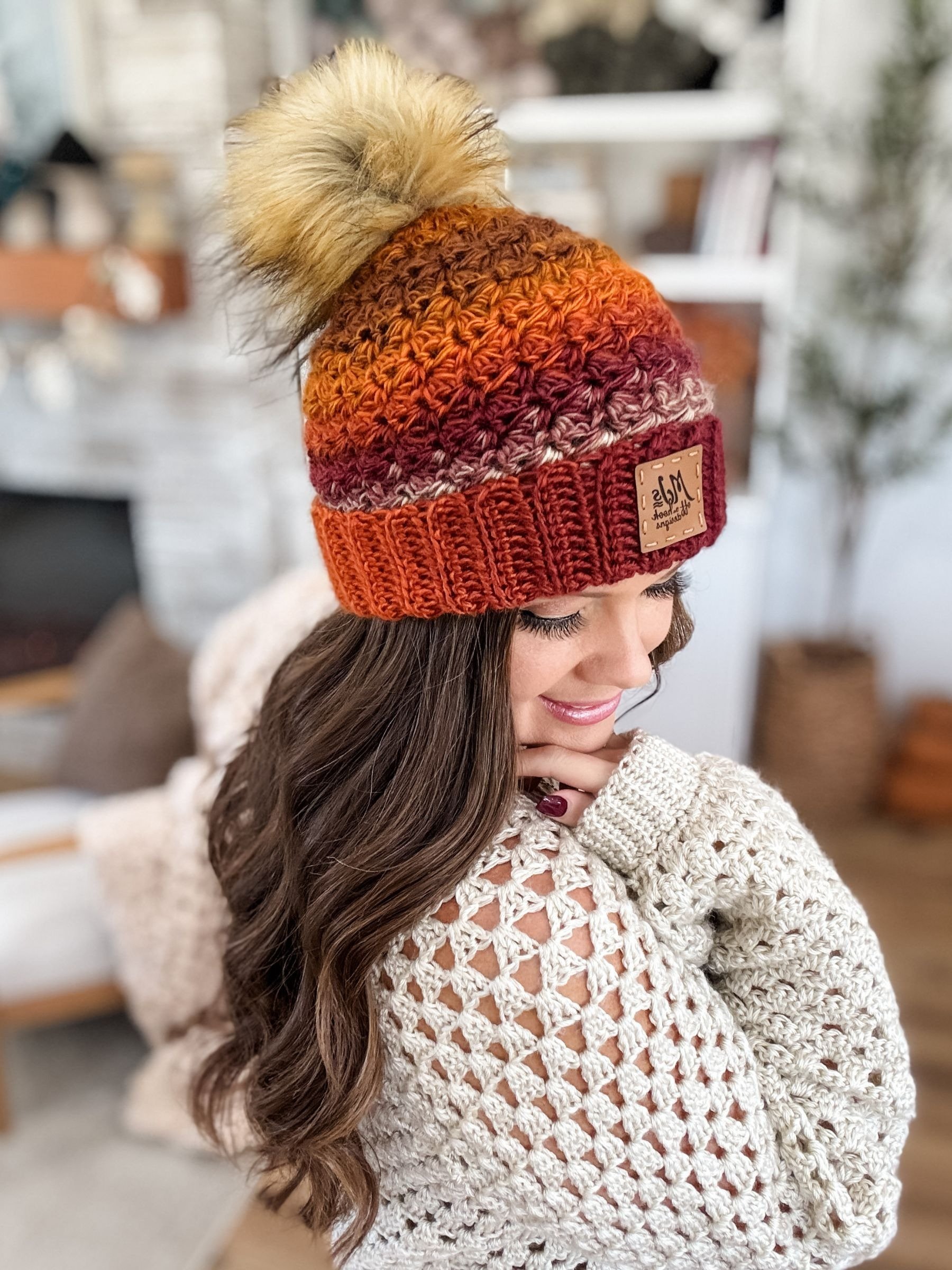 Chunky Suzette Beanie Crochet Pattern product image (7)