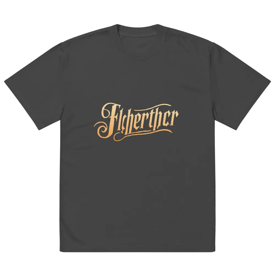 Flobberworm Script Gold Metallic T-Shirt product image (2)