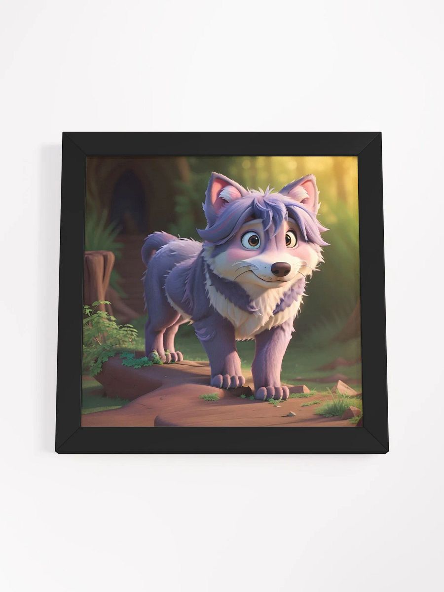 Endangered Species - Mexico - Mexican Wolf Eco-Friendly Ayous Wood Framed Poster product image (4)