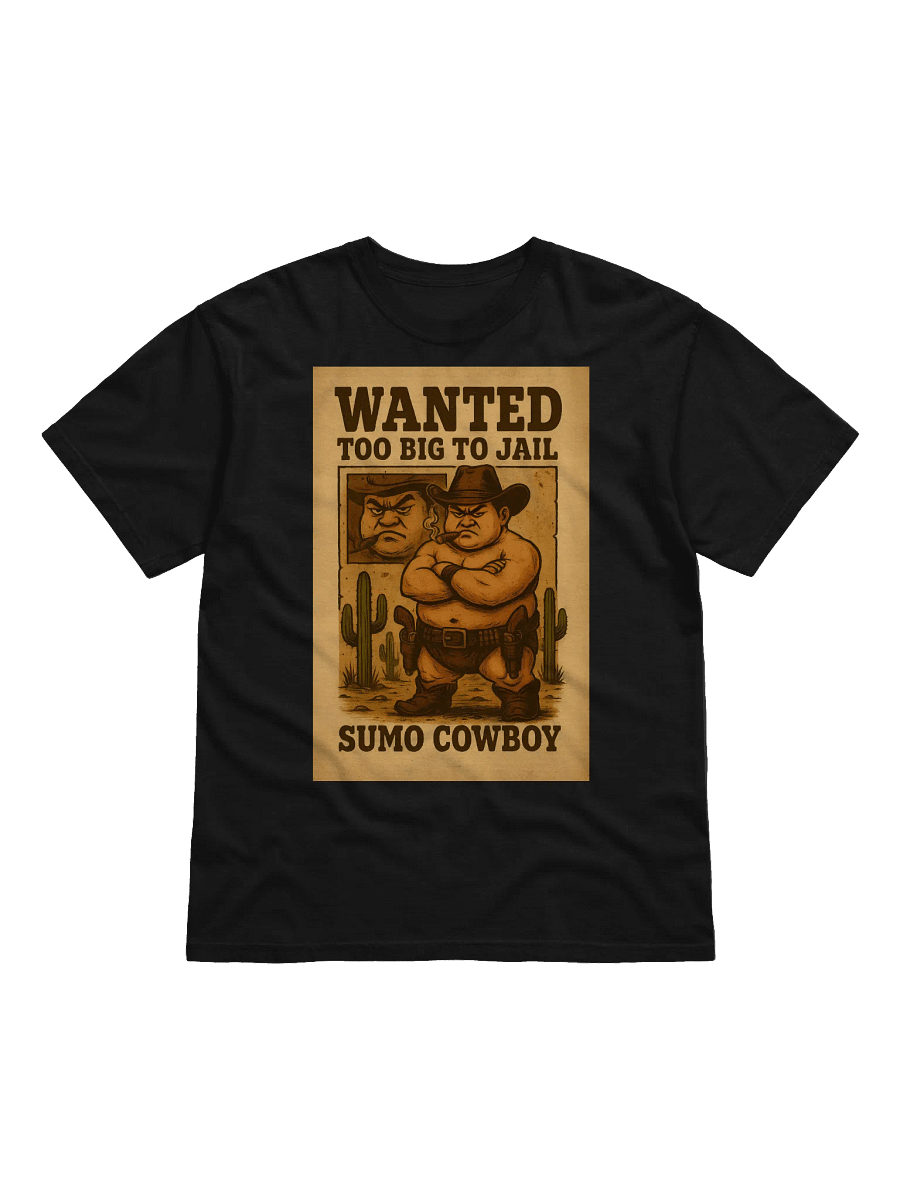 Wanted: Sumo Cowboy T-Shirt product image (1)