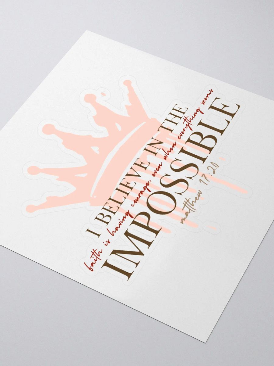 Impossible Sticker (A Crown of Chains) product image (3)
