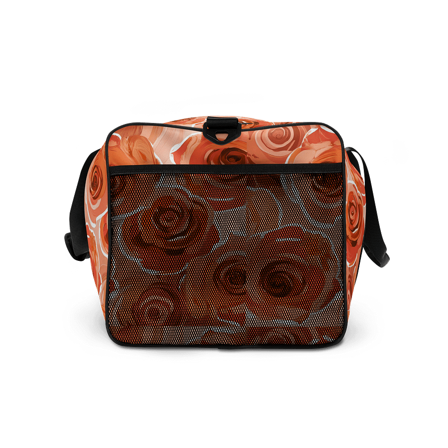 Peach Roses in Bloom All-Over Duffle Bag product image (7)