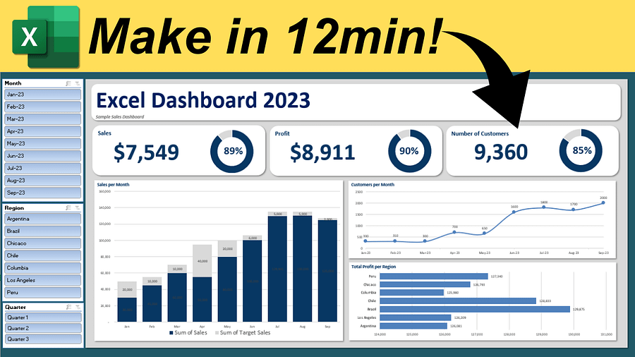 Excel file with Pivot Tables product image (1)