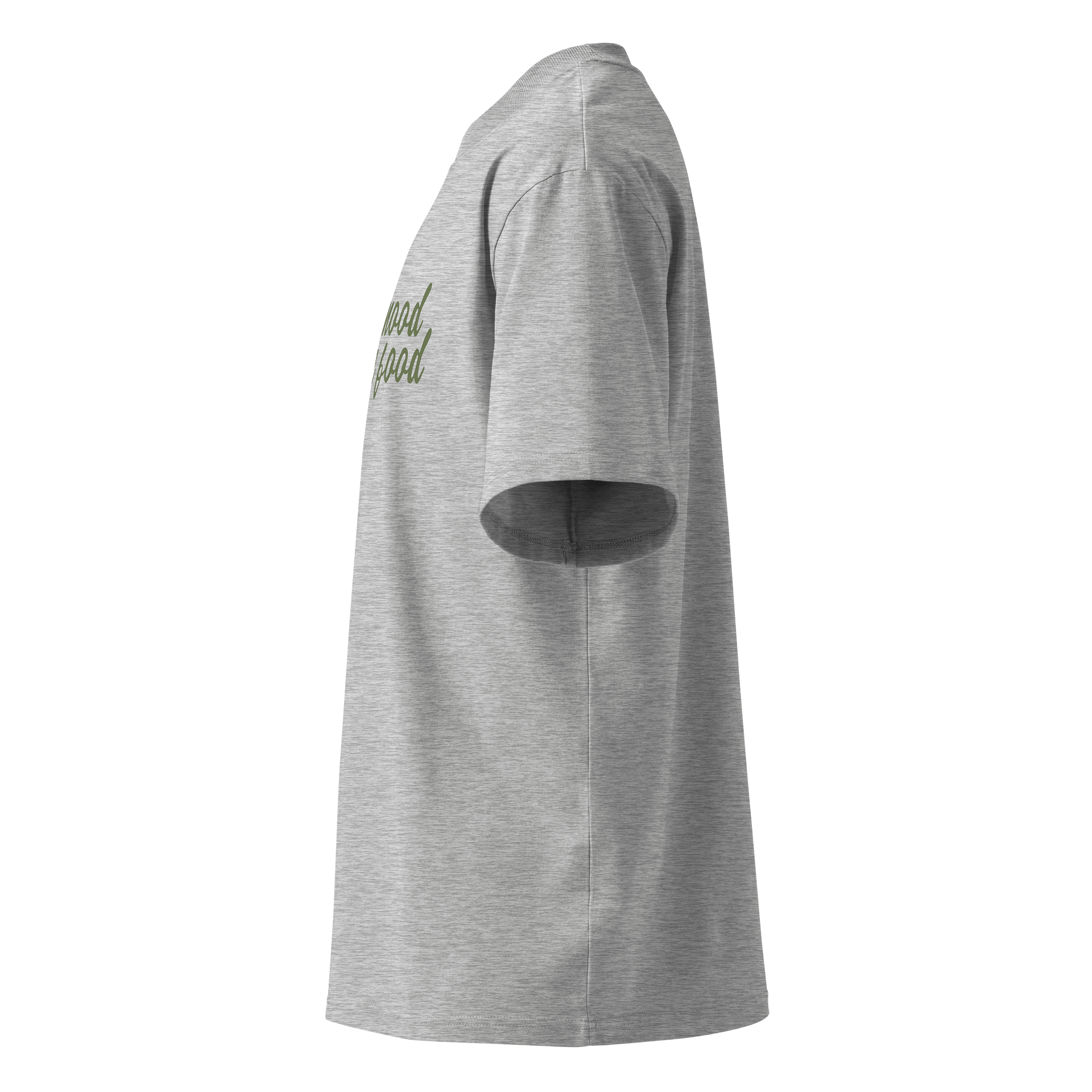 In The Mood For Food | Organic Oversized Tee – Olive product image (4)