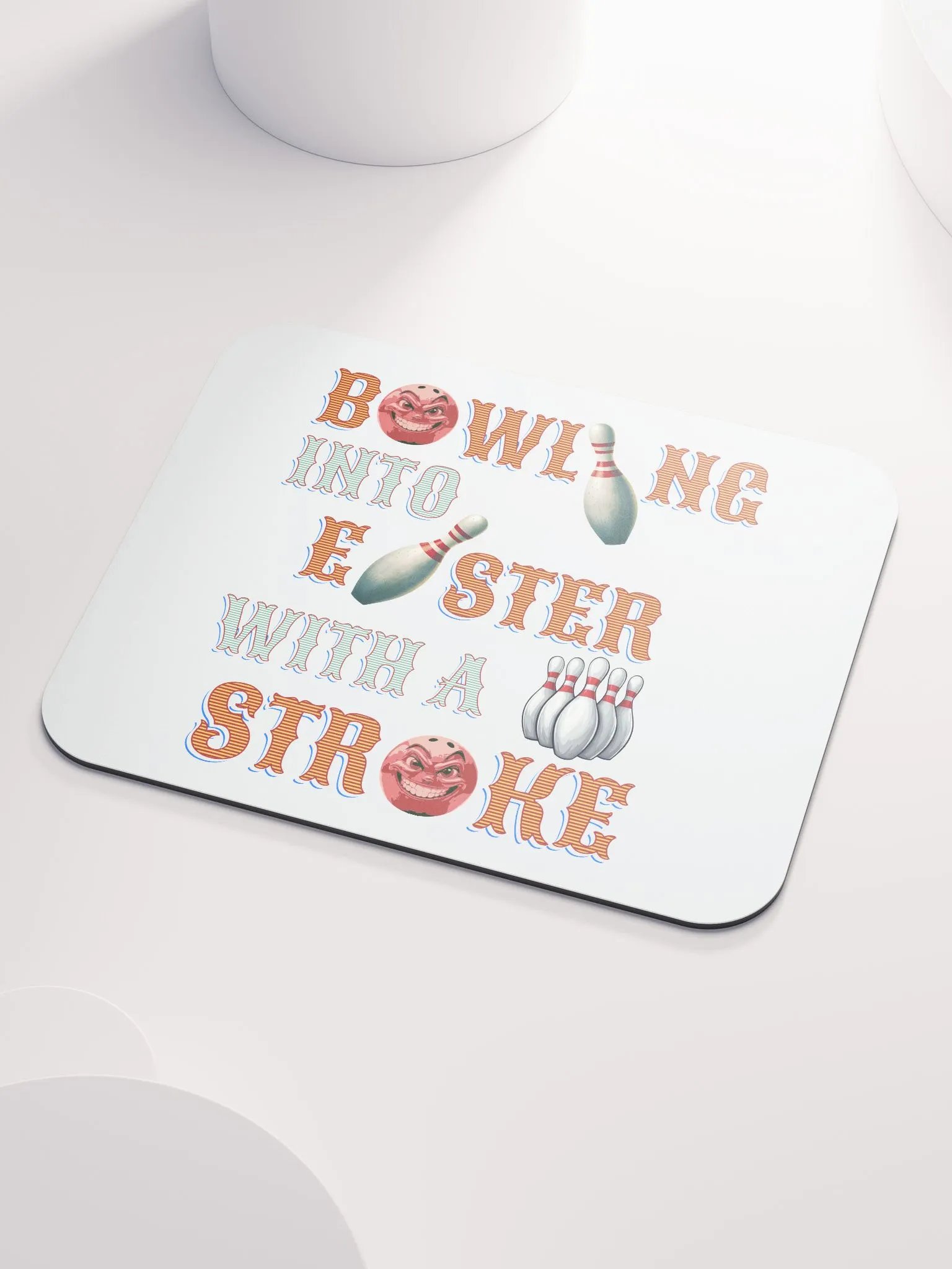 Bowling Into Easter With A Strike Fun Mouse Pad product image (3)