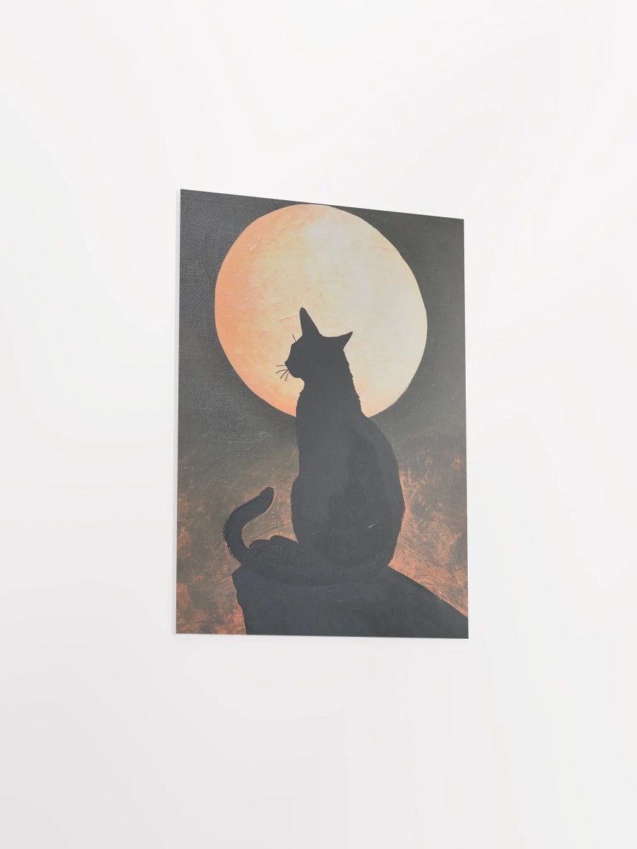 Lunar Feline Glow Poster product image (5)