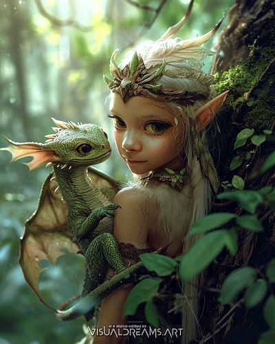 (from my future book for kids)

In the heart of the ancient forest, where sunlight barely pierced the thick branches above, a...