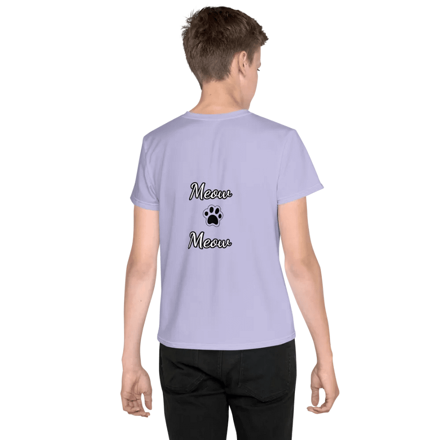 Cat-tastic All-Over Print Youth T-Shirt product image (2)