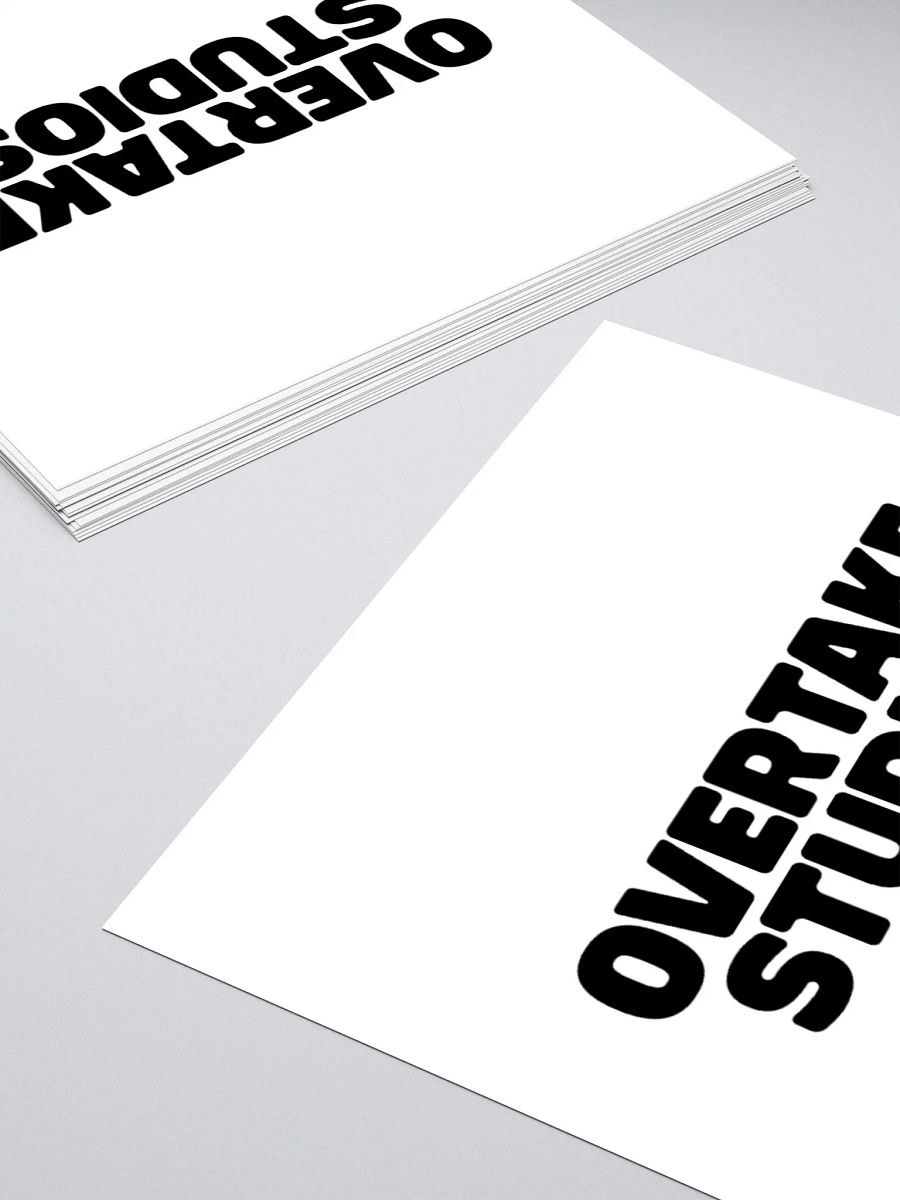 Logo Sticker (White) product image (4)