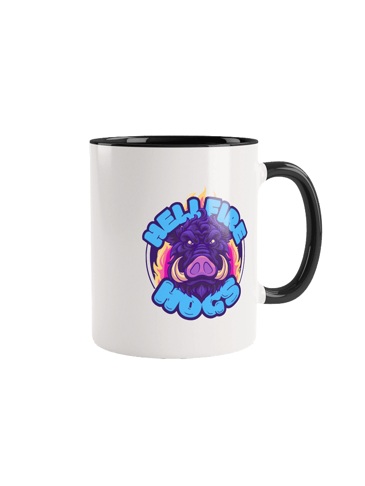Hellfire Hogs Team Ceramic Mug with Color Inside product image (2)