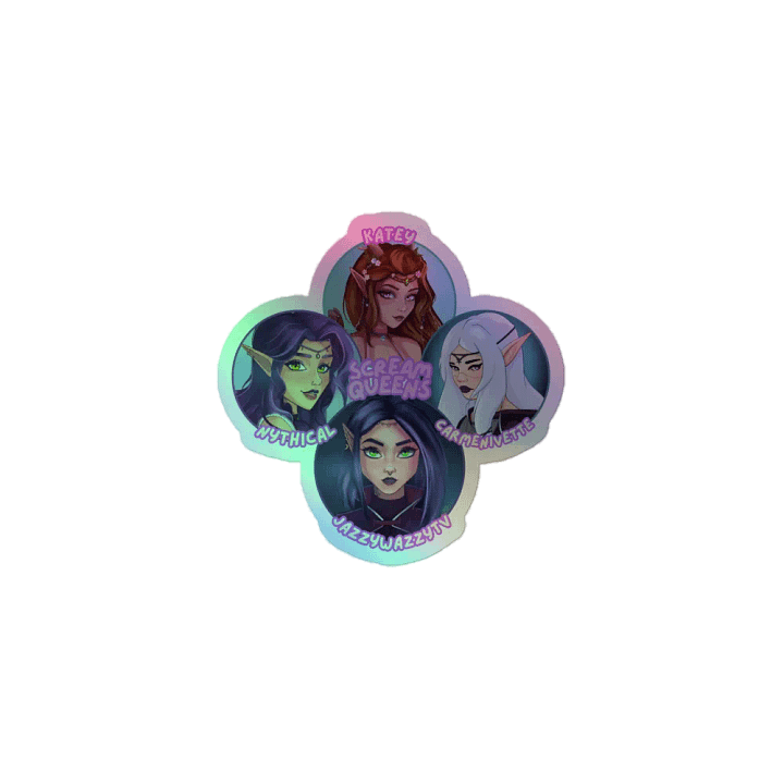 Scream Queens Holo Sticker product image (1)