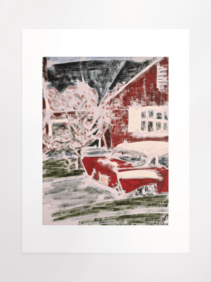 In the Window Behind the Woman 1985 print product image (2)