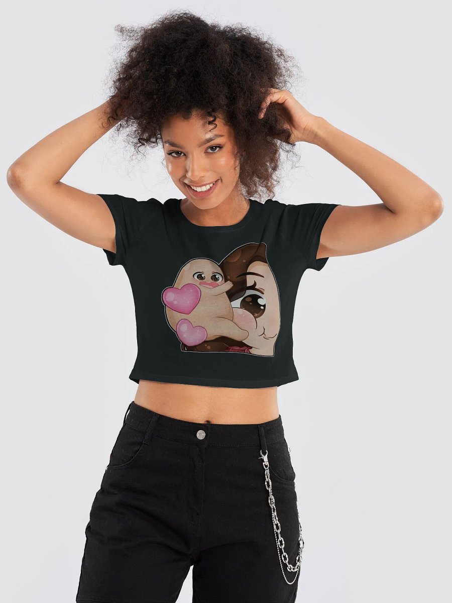 hugs face! Bella+Canvas Women's Crop Tee product image (26)