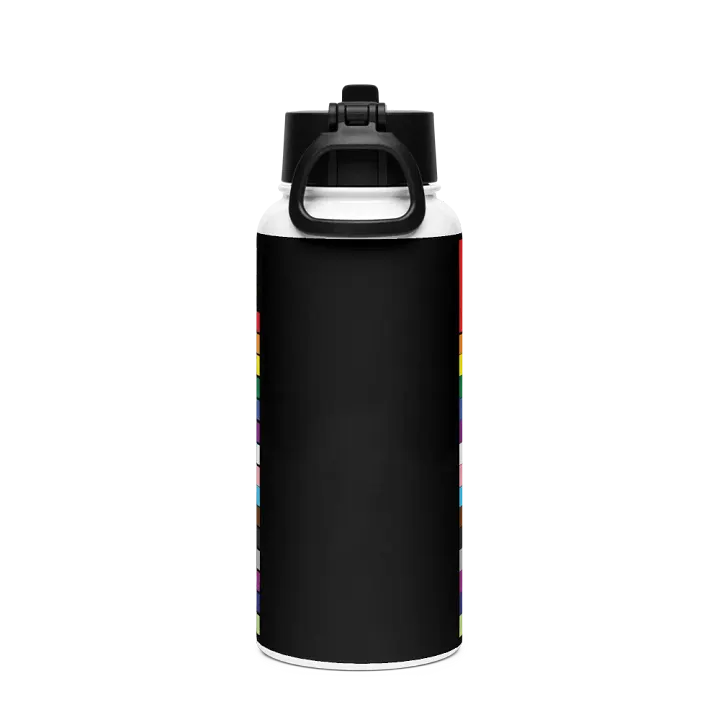 Resist - Rainbow Water Bottle with Straw product image (2)