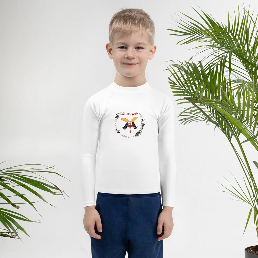 Buzzing Mosquito Mania Kids Rash Guard product image (3)