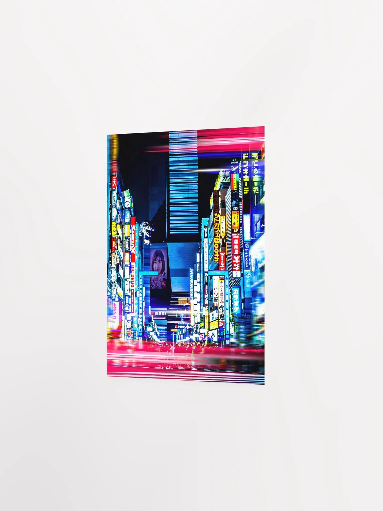 Neon night city: Tokyo, Japan (synthwave/vaporwave/retrowave/cyberpunk) — aesthetic poster product image (7)