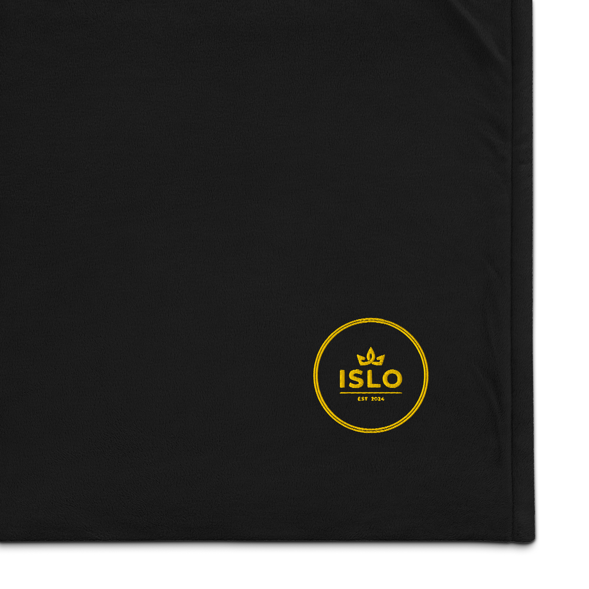 "ISLO" Emboridered Premium Sherpa Blanket product image (1)