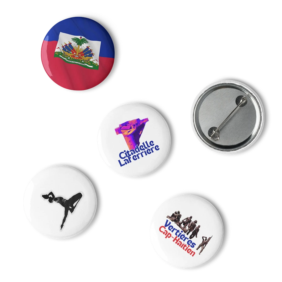 Haiti Emblems Pin Buttons Set product image (15)