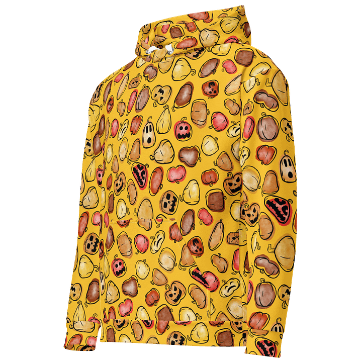 Recycled Unisex Hoodie - Gourdgeous II - Yellow product image (2)